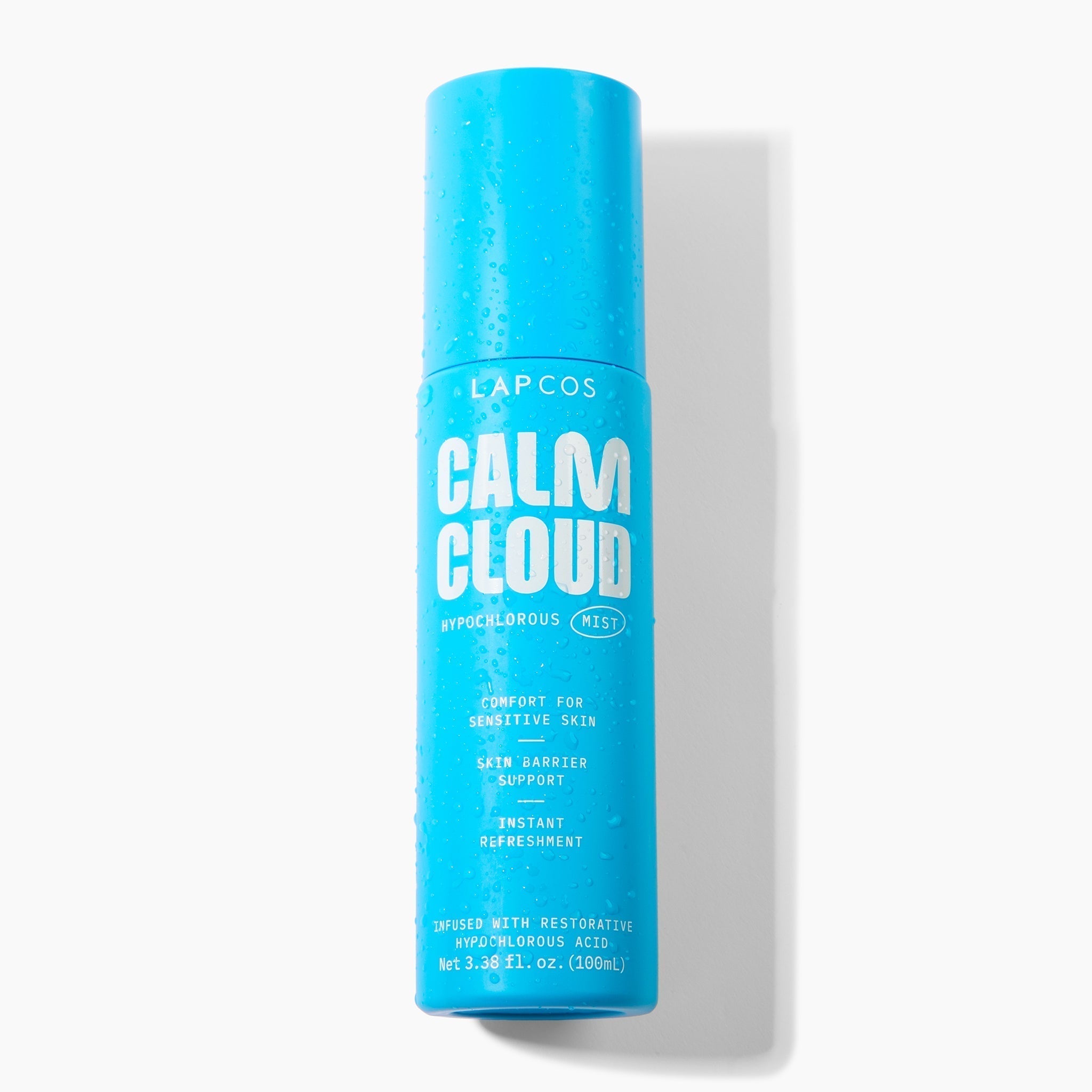 LAPCOS calm cloud hypochlorous acid in blue bottle