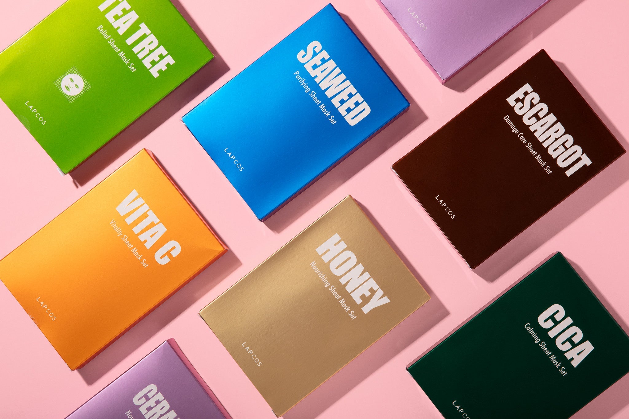 collection of LAPCOS korean sheet masks