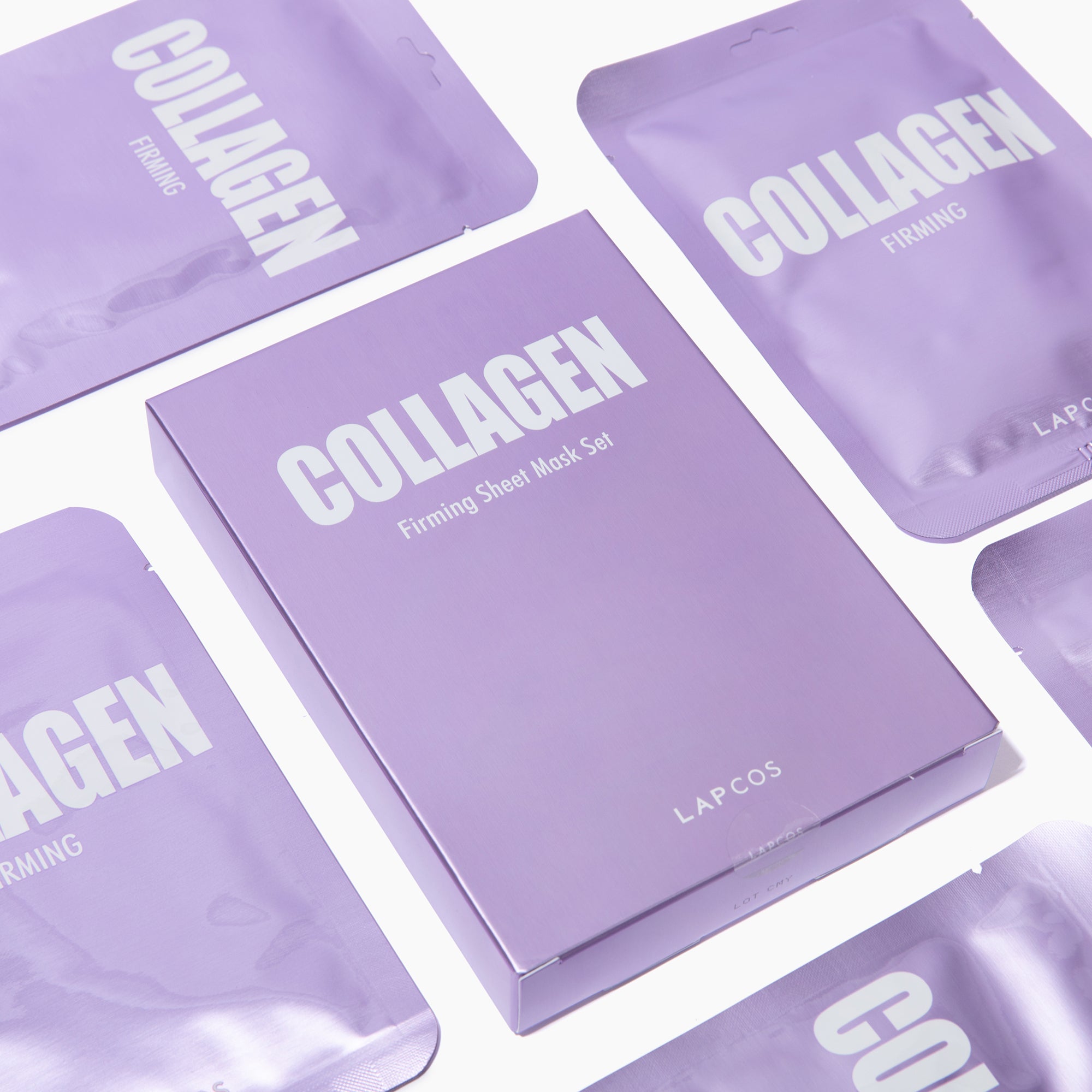 LAPCOS Firming Collagen Face Mask in box