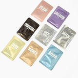 8 lapcos face masks together in a flatlay