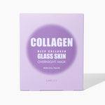 LAPCOS collagen deep collagen glass skin overnight mask packaging on a white background