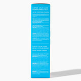 Side of packaging with ingredient list for LAPCOS Calm Cloud hypochlorous acid spray