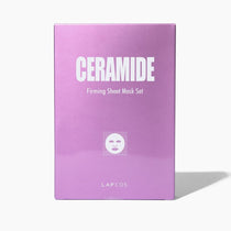Box of Ceramide Sheet Mask with firming effects on skin. Derma Care line