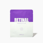 Retinal rejuvenating and hydrating sheet mask promotes skin cell turnover. Anti-Aging
