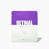 Retinal rejuvenating and hydrating sheet mask promotes skin cell turnover. Anti-Aging