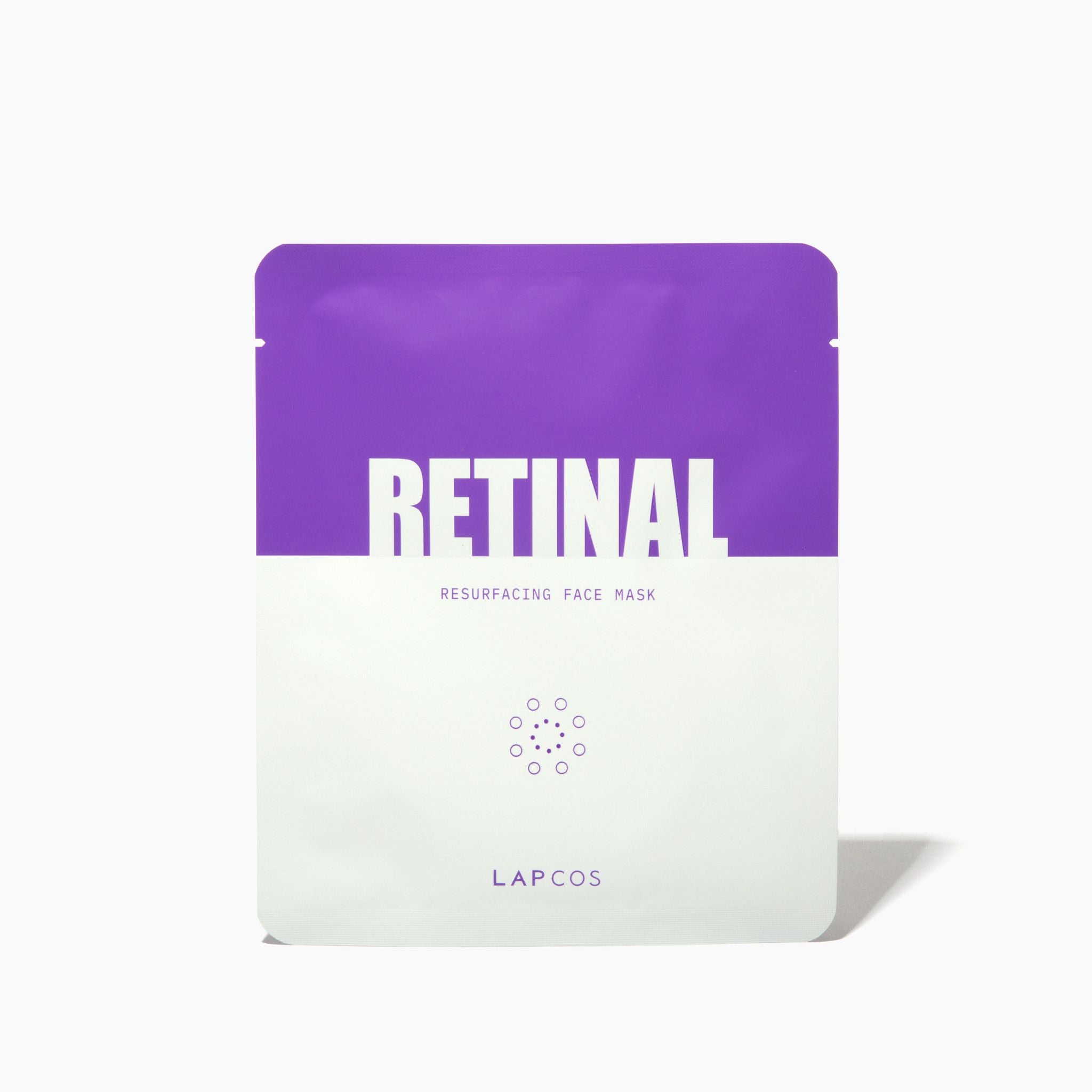 Retinal rejuvenating and hydrating sheet mask promotes skin cell turnover. Anti-Aging