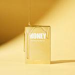 Box of honey sheet mask from LAPCOS with honey dripping on it