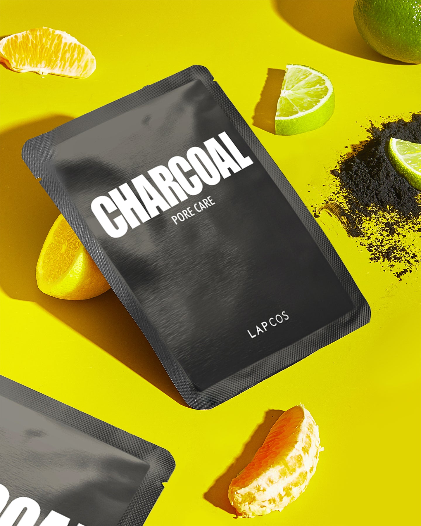 Daily Charcoal Sheet Mask for sebum control and refining pores. 