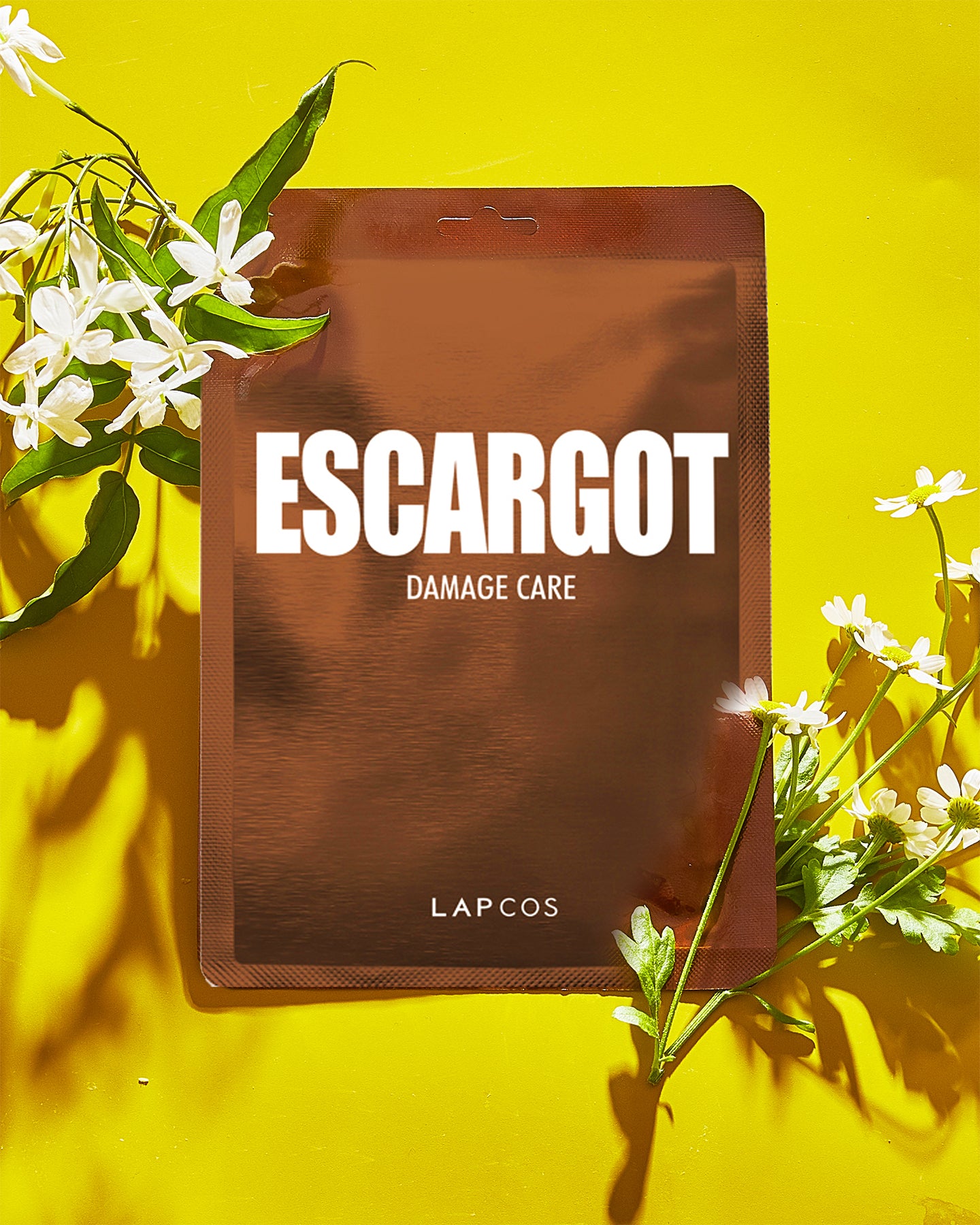Daily Escargot Sheet Mask for damage care with snail mucin. 